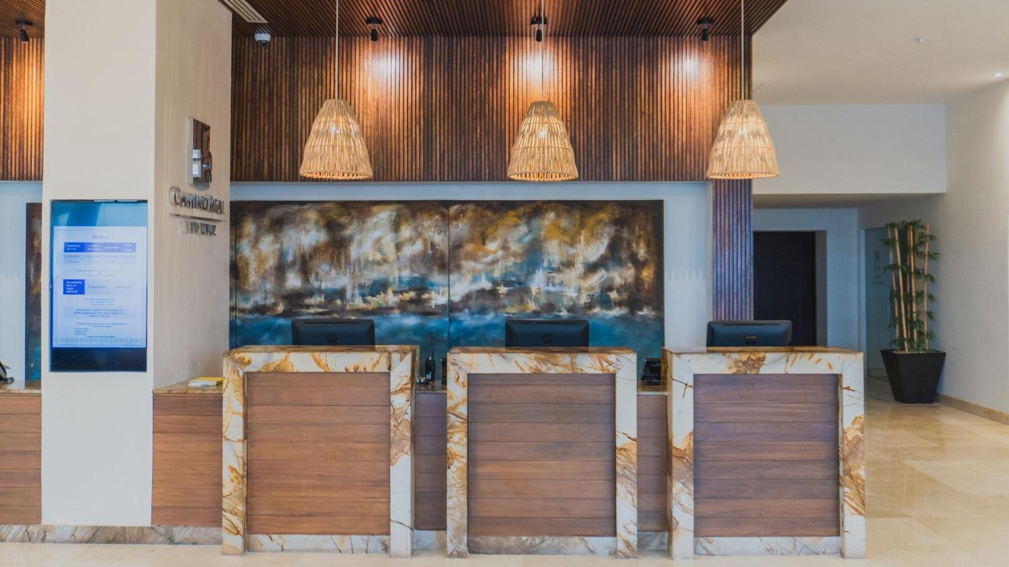 Camino Real เวราครูซ ภายนอก รูปภาพ The lobby of the hotel